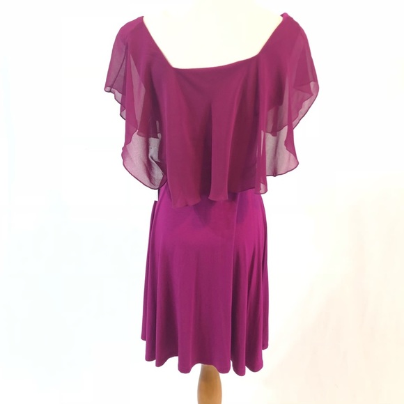 š„NEW!š„ Kensie Fuschia Chiffon Dress - Picture 8 of 8